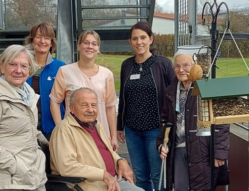 Vogelbeobachtungs-Projekt im Donau-Ries Seniorenheim Monheim gestartet